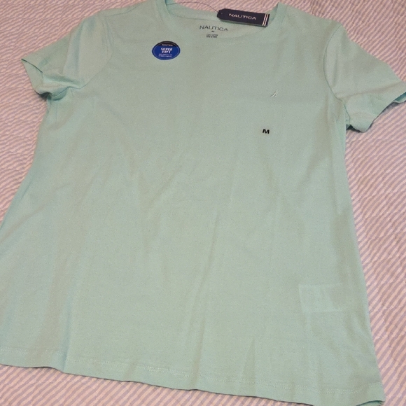 Nautica Mint Crew Neck Tee - Picture 1 of 7